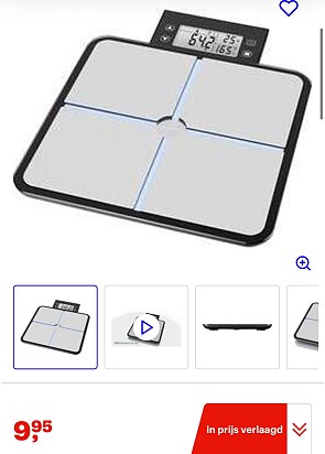 Lichaamsanalyseweegschaal