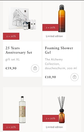 Rituals koppelverkoop