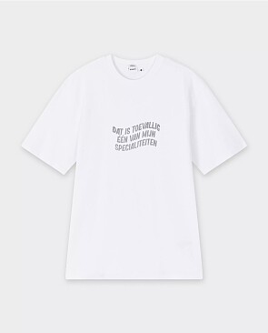 Samson T-shirt met opschrift SingAlong, unisex