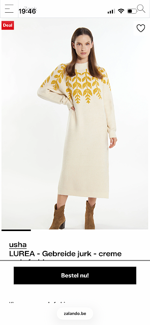 usha LUREA - Gebreide jurk