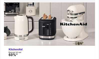 KitchenAid outlet tot -60% bij Zalando Lounge