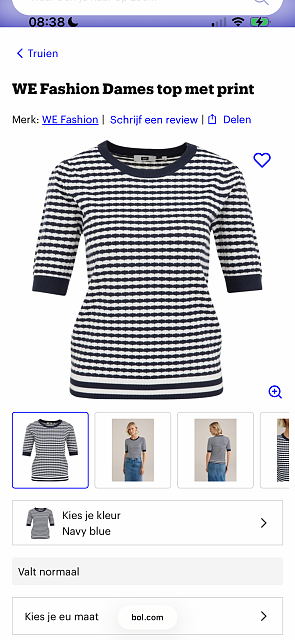 WE Fashion Dames top met print