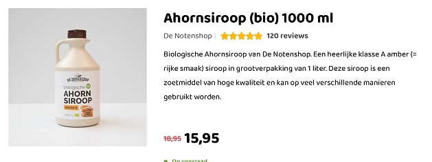 Ahornsiroop