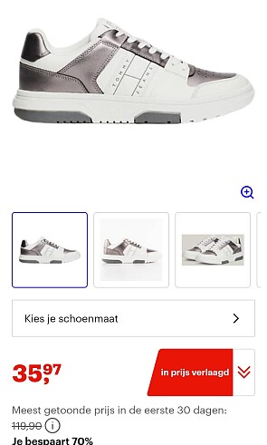 Tommy Hilfiger sneaker maat 36 -70%