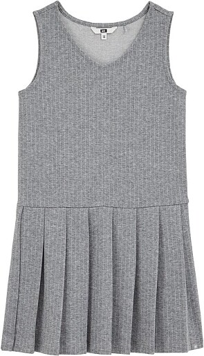 WE Fashion Meisjes jurk met krijtstreep