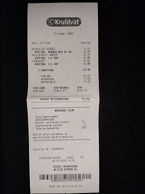 Kruidvat geschenkverpakkingen 1 + 1 gratis