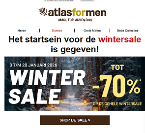Atlas For Men: solden tot -70% korting