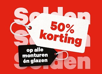 50% op brillen