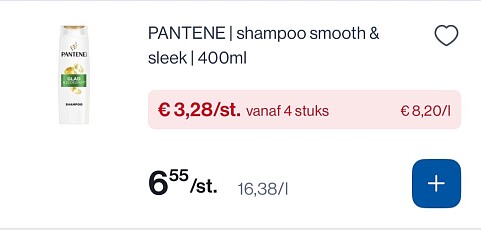 Pantene producten -50% + gratis fleecedeken cadeau bij colruyt