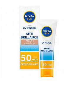 NIVEA Sun Zonnecrème Gezicht Anti-Shine SPF 50 50 ml