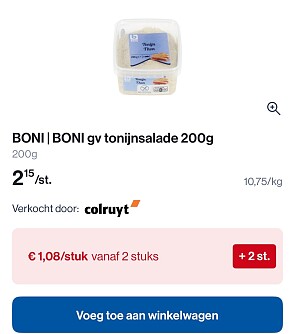 Boni Smeersalades -50%
