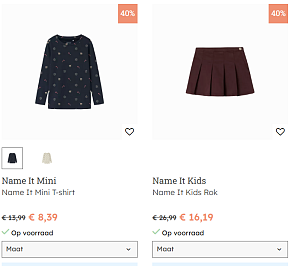 Tot -55% solden korting op fashion bij De Kinderplaneet