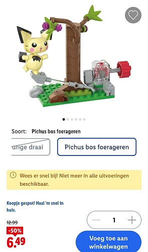 MEGA Pokémon bouwset -50%