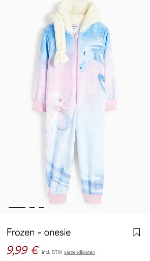 Frozen onesie -50%