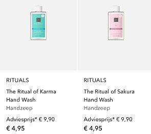 Rituals handzeep -50%