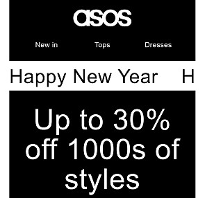 30% korting bovenop sale bij Asos