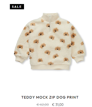 Sproet & Sprout jasje voor kids aan de helft van de prijs