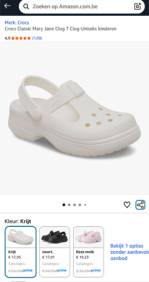 Crocs classic Mary Jane clog