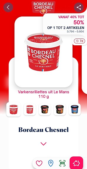 tot -50% op bordeau chesnel