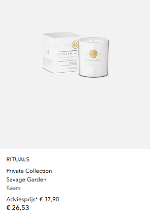 -30% Private Collection Savage Garden Kaars