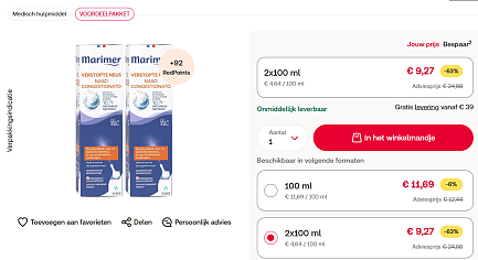 Neusspray goedkoop bij Farmaline