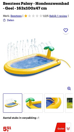 Beeztees Hondenzwembad