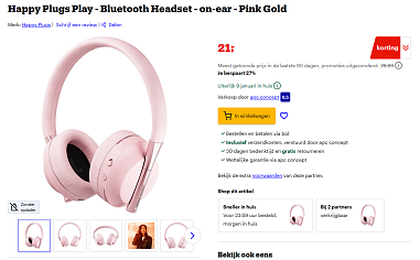 Happy Plugs Play - Bluetooth Headset