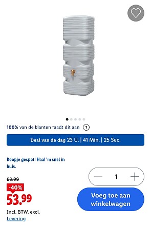 Regenton Quadro, 170 l -40%