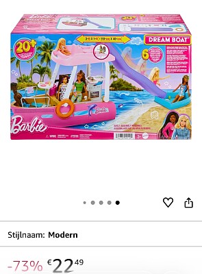 Barbie Droombootset €22,49