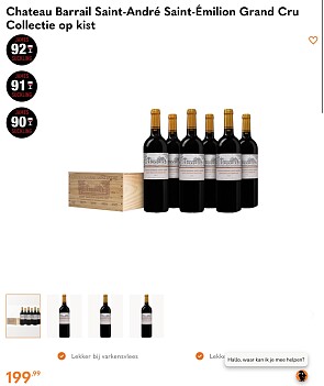 Chateau Barrail Saint-André Saint-Émilion Grand Cru Collectie op kist