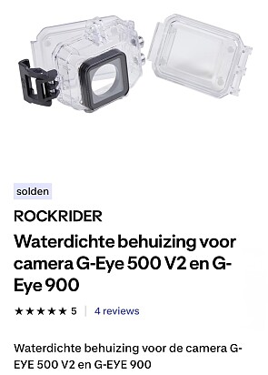 behuizing voor camera G-Eye 500 V2 en G-Eye 900 -92%