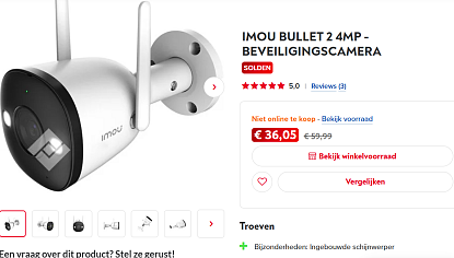 IMOU BULLET 2 4MP - BEVEILIGINGSCAMERA