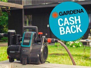Gardena pompen: 15% cashback