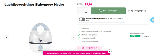 Image of luchtbevochtiger