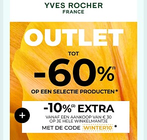 10% extra korting bij Yves Rocher