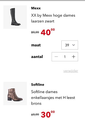 Dagdeal scapino 50% op laarzen & boots