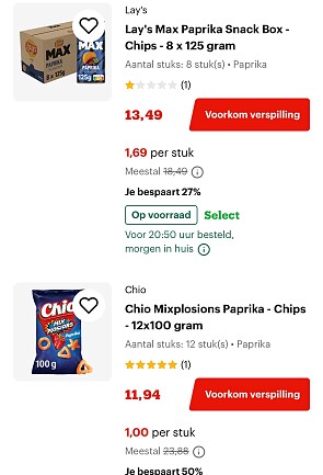 Ga verspilling tegen & scoor items met een kortere houdbaarheid