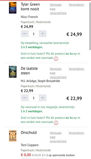2+1-actie Topthrillers
