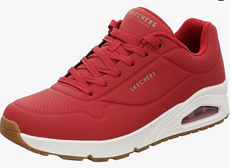 Skechers voor heren rood voor 38,80 euro bij amazon NL