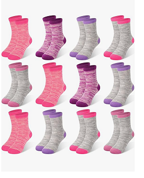 74% korting op kindersokken oftewel 0.46€ per paar bij aankoop van 12 paar!