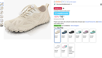 Blotevoeteschoenen vanaf 16.71€