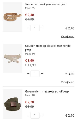 Bel&bo accessoires -70%