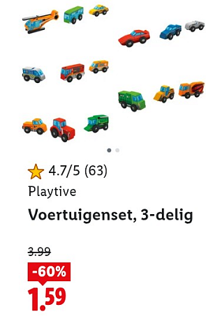 3-delige autoset -60%