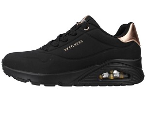 Skechers Uno - Golden Air Dames Sneakers - Zwart - Maat 36