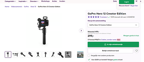 GoPro Hero 12 Creator Edition