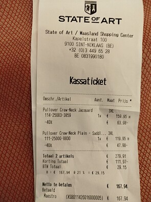 State of art €111,97 korting