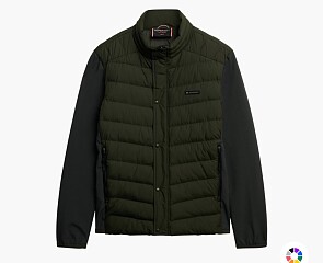 Superdry donkergroene jas