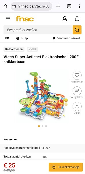 Vtech Marble Rush Superactie set L200E