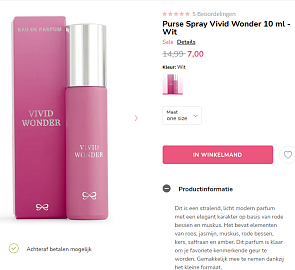 -53% Purse Spray Vivid Wonder 🌸 10 ml
