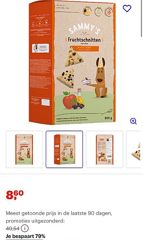 4x Bosch Sammy's Fruitschnit